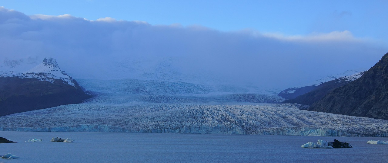 A guide explaining glacier features